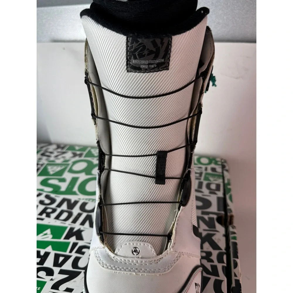 K2 Haymaker Conda Snowboard Boots Mens 9 White Black B10223090 with Original Box